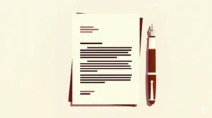 Pen on a formal response letter &mdash; how to respond to an HOA violation notice