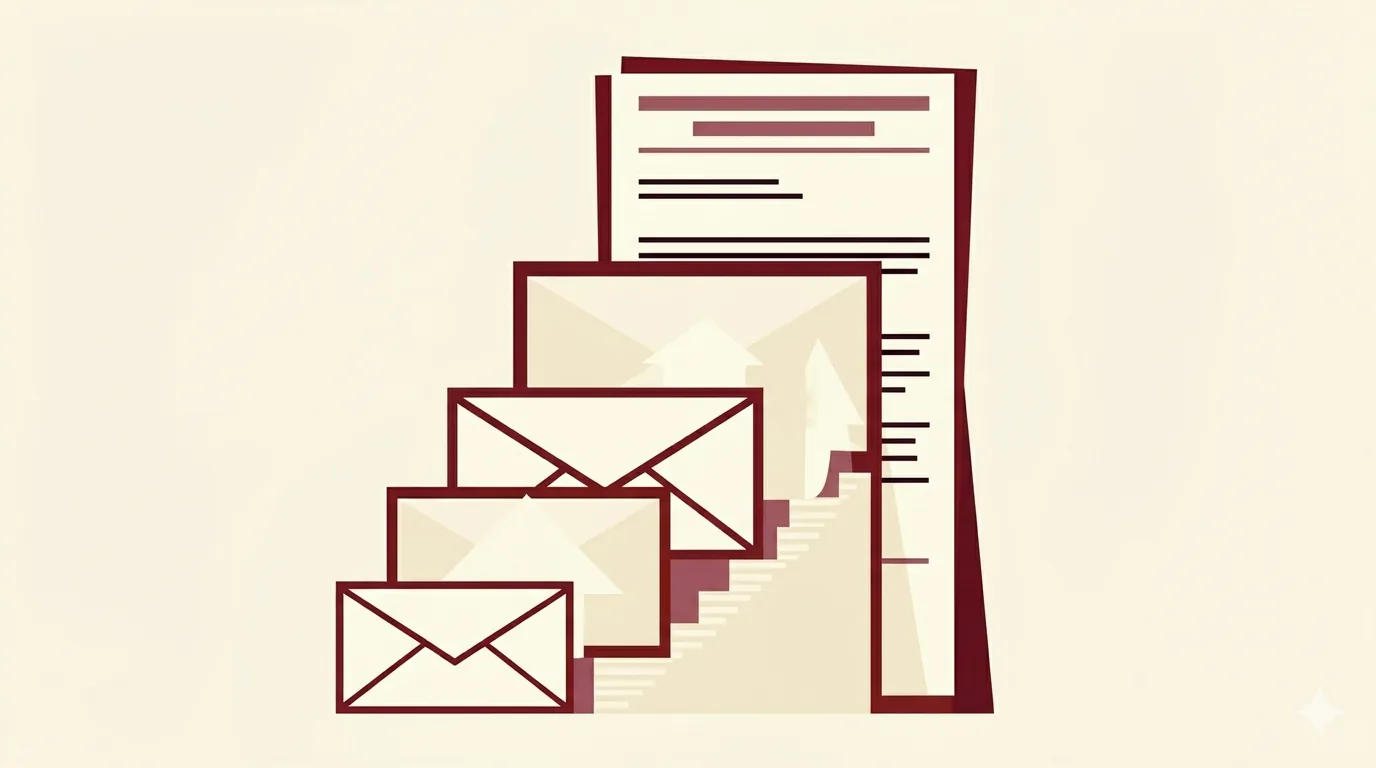 Escalating stack of HOA fine notices — consequences of unpaid HOA fines