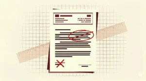 HOA notice with procedural defect mark &mdash; wrong format can void a violation letter